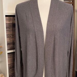 Hampshire Studio Gray Open Front Cardigan